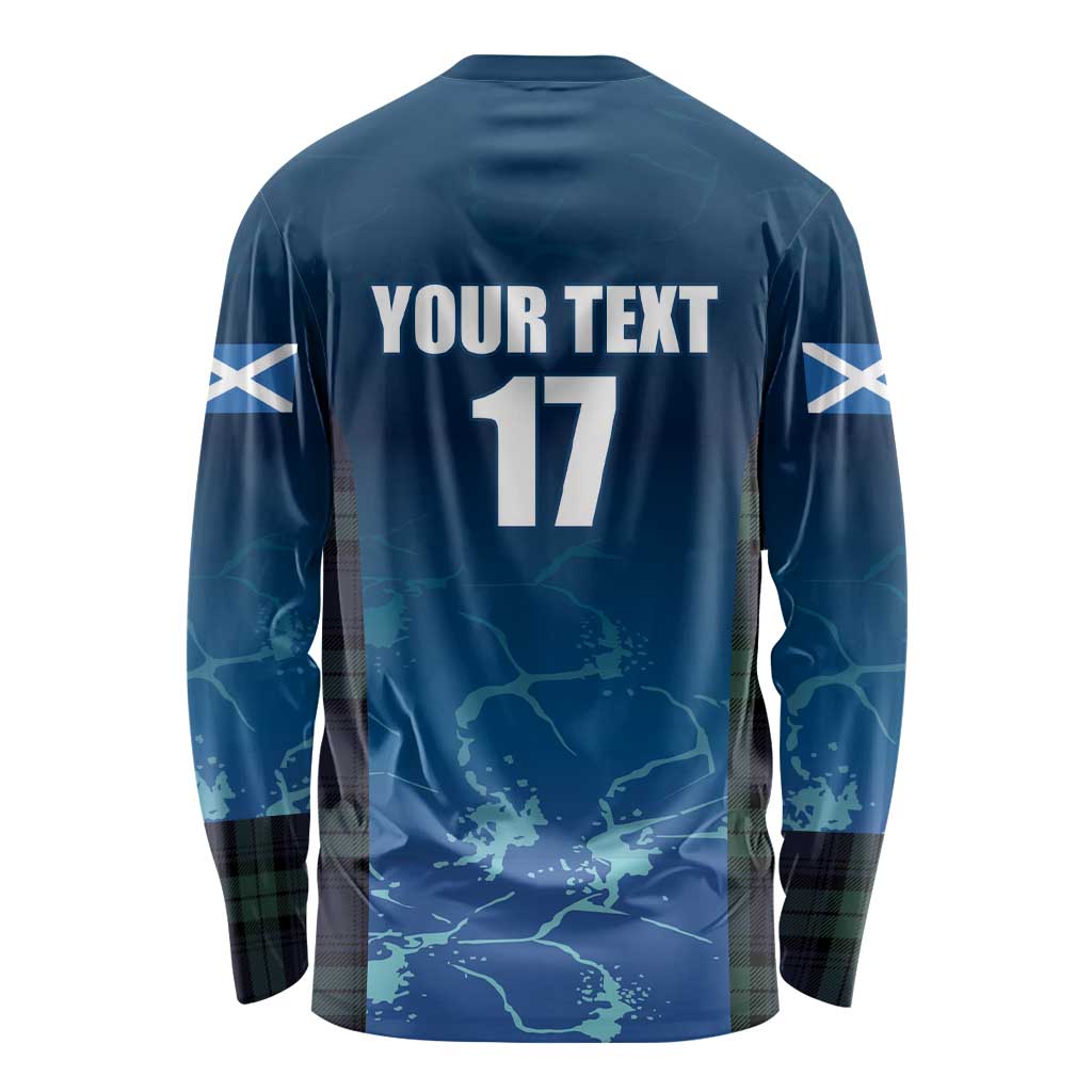Custom Scotland Rugby Long Sleeve Shirt Go Scottish Thistle