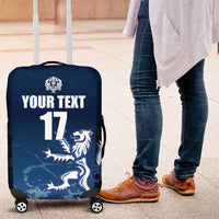 Custom Scotland Rugby Luggage Cover Go Scottish Thistle
