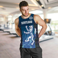 Custom Scotland Rugby Men Tank Top Go Scottish Thistle