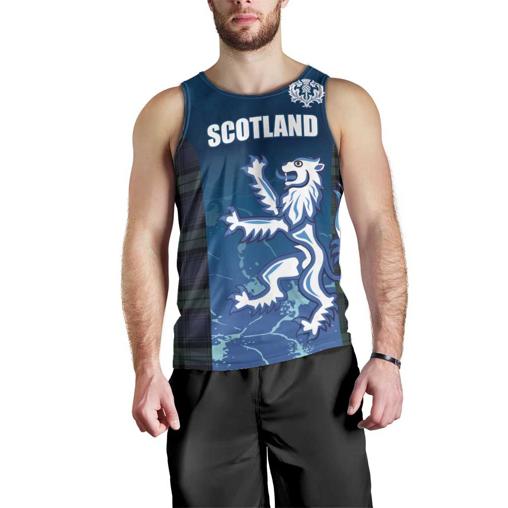 Custom Scotland Rugby Men Tank Top Go Scottish Thistle