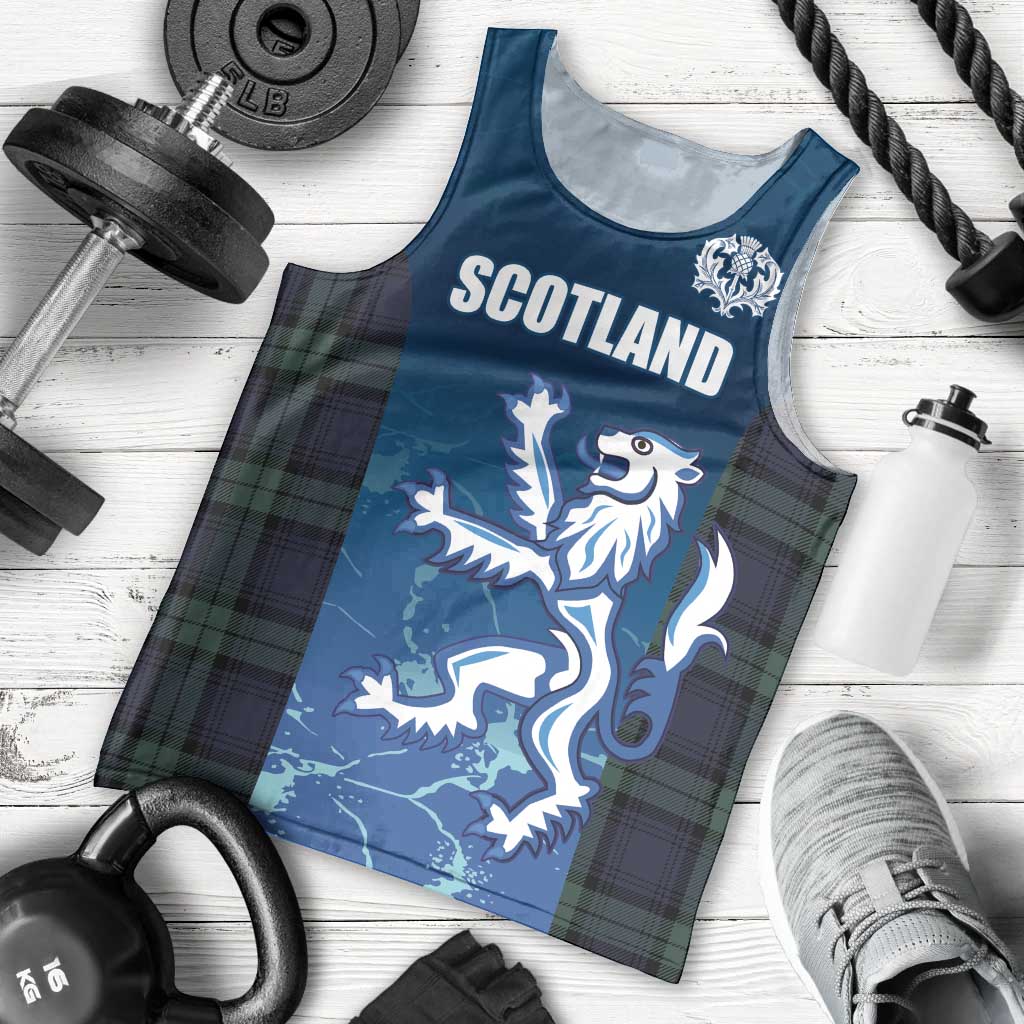 Custom Scotland Rugby Men Tank Top Go Scottish Thistle