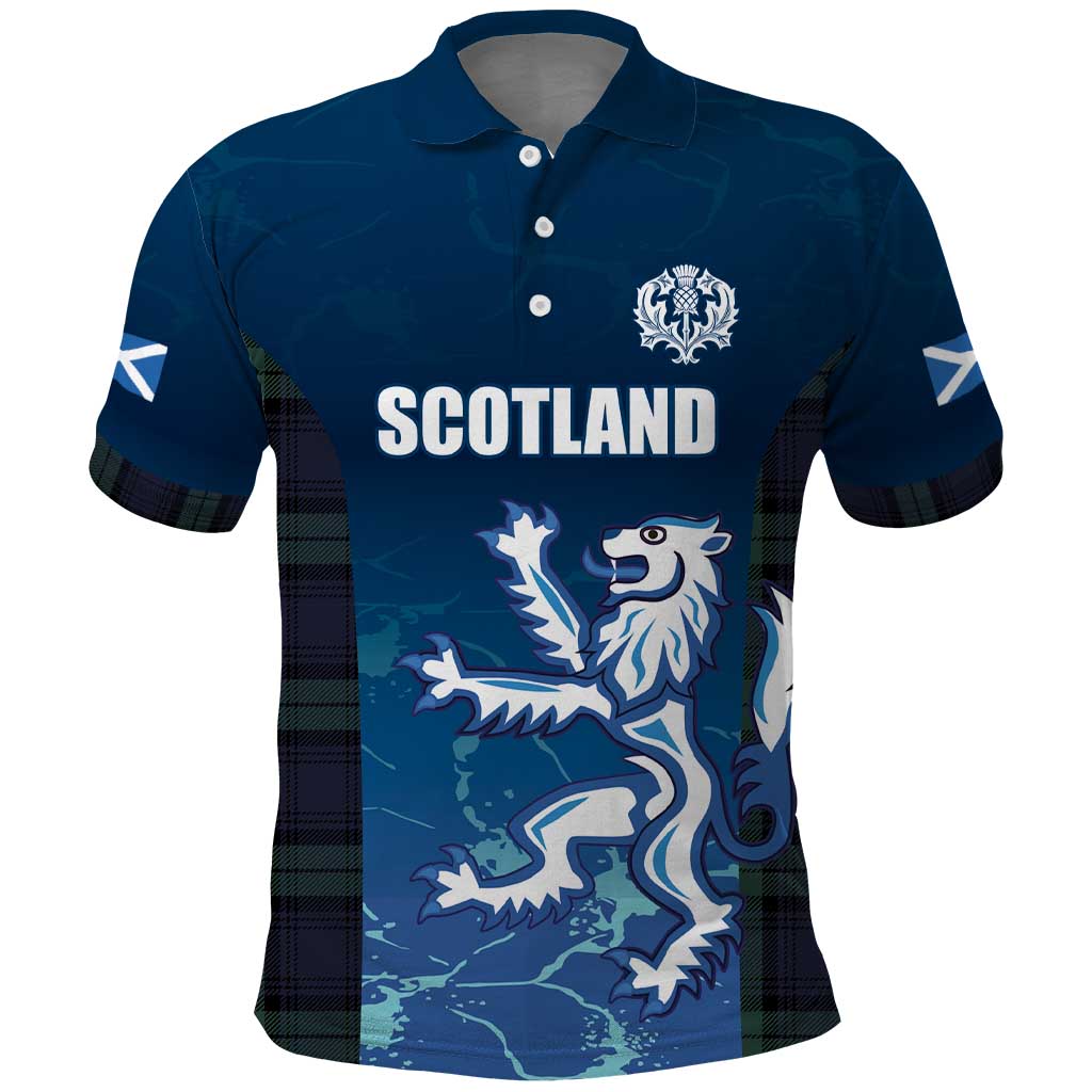 Custom Scotland Rugby Polo Shirt Go Scottish Thistle