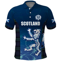 Custom Scotland Rugby Polo Shirt Go Scottish Thistle
