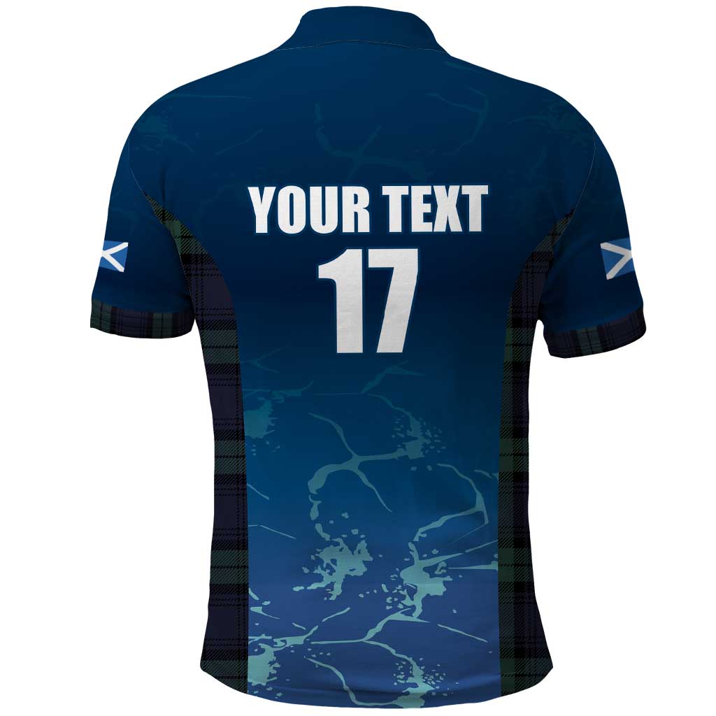 Custom Scotland Rugby Polo Shirt Go Scottish Thistle
