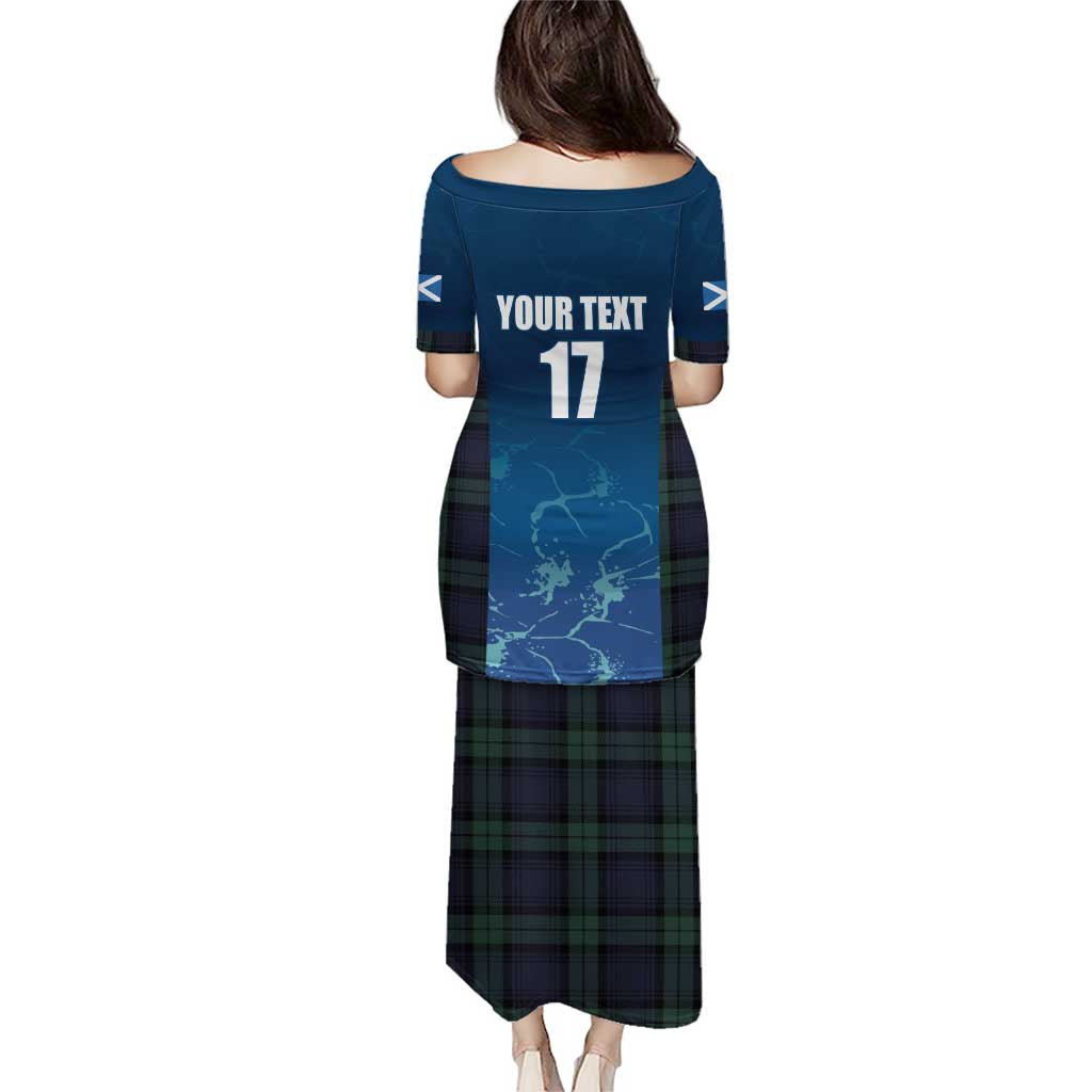 Custom Scotland Rugby Puletasi Go Scottish Thistle