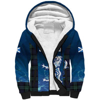 Custom Scotland Rugby Sherpa Hoodie Go Scottish Thistle