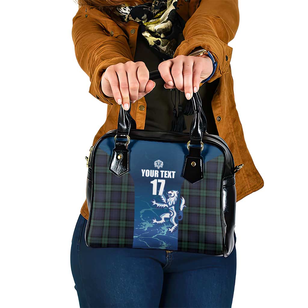 Custom Scotland Rugby Shoulder Handbag Go Scottish Thistle