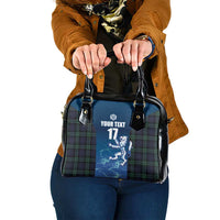 Custom Scotland Rugby Shoulder Handbag Go Scottish Thistle