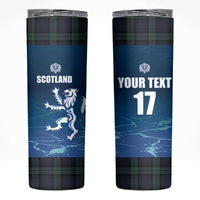 Custom Scotland Rugby Skinny Tumbler Go Scottish Thistle