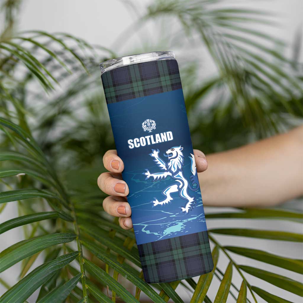 Custom Scotland Rugby Skinny Tumbler Go Scottish Thistle