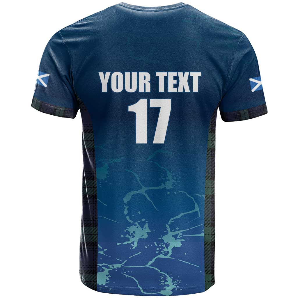 Custom Scotland Rugby T Shirt Go Scottish Thistle