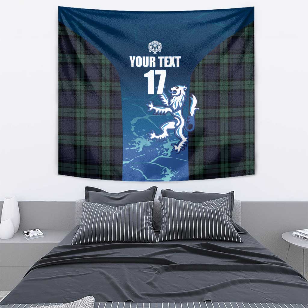 Custom Scotland Rugby Tapestry Go Scottish Thistle