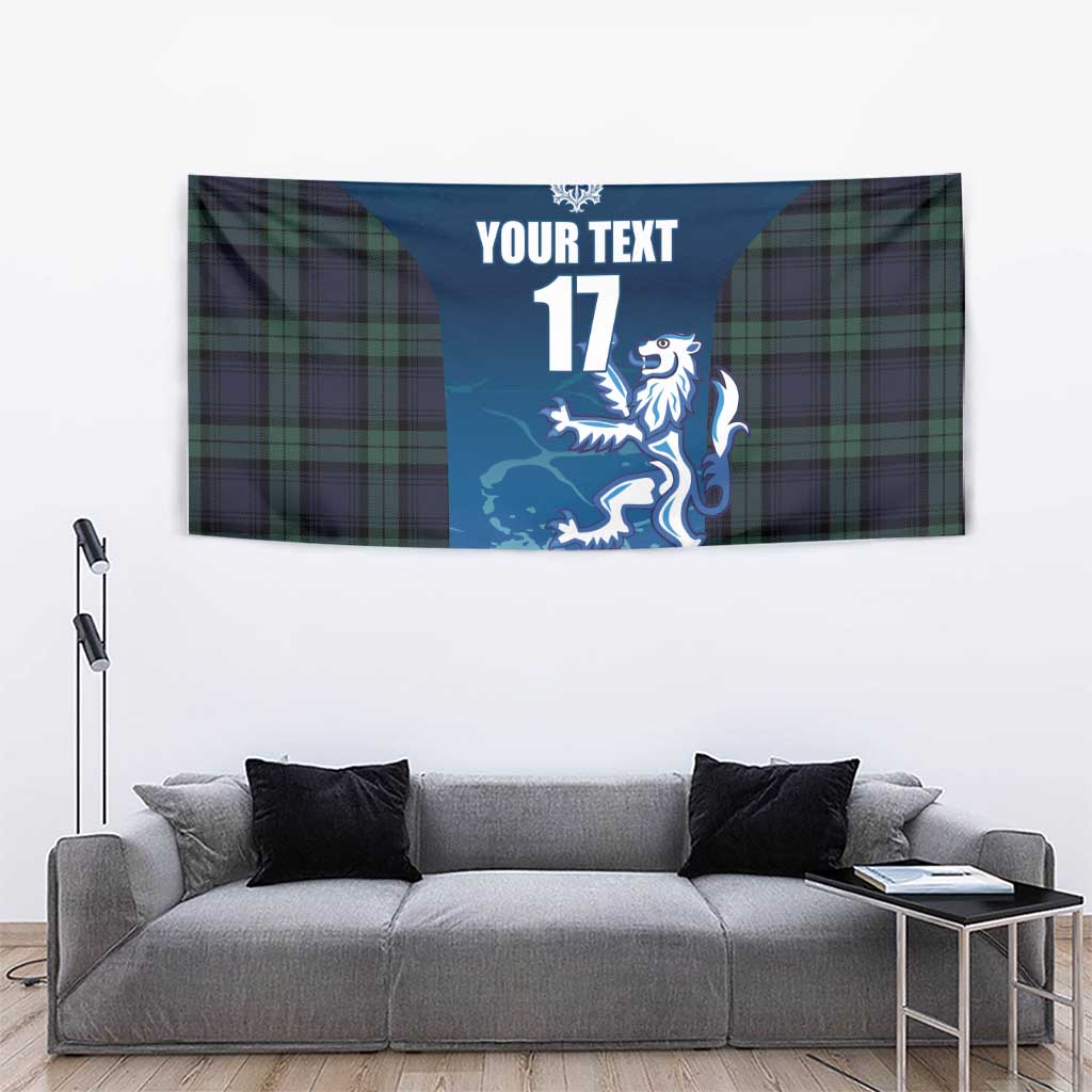 Custom Scotland Rugby Tapestry Go Scottish Thistle