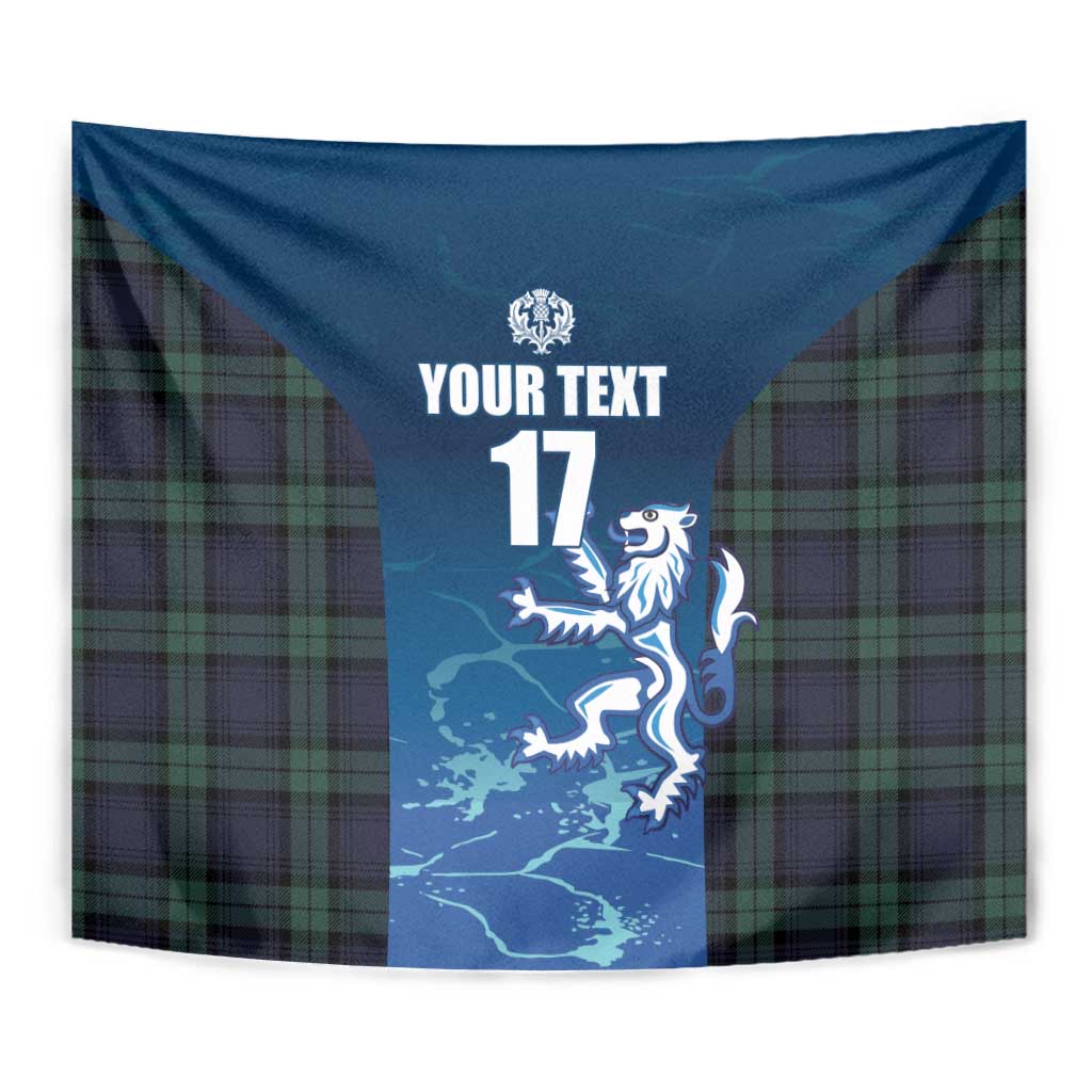 Custom Scotland Rugby Tapestry Go Scottish Thistle