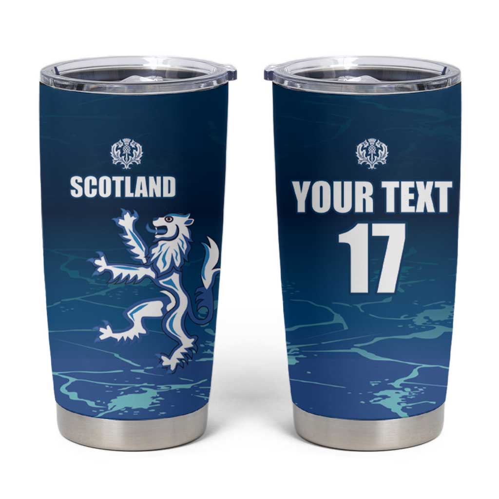 Custom Scotland Rugby Tumbler Cup Go Scottish Thistle