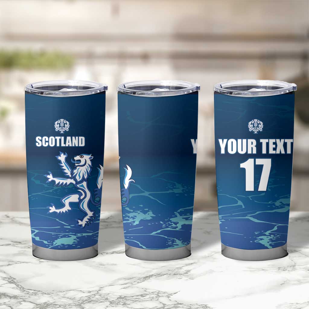Custom Scotland Rugby Tumbler Cup Go Scottish Thistle