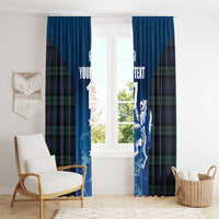 Custom Scotland Rugby Window Curtain Go Scottish Thistle