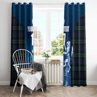 Custom Scotland Rugby Window Curtain Go Scottish Thistle