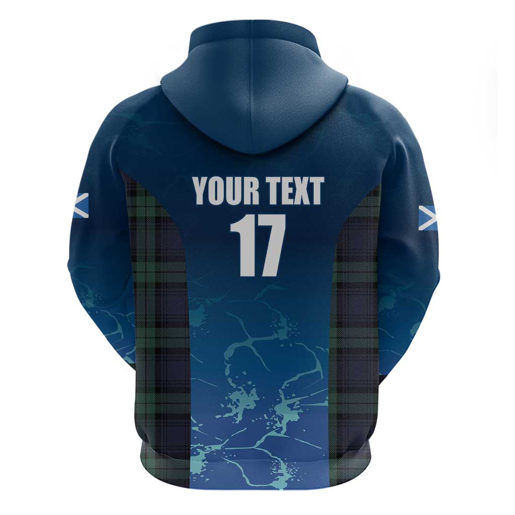 Custom Scotland Rugby Zip Hoodie Go Scottish Thistle