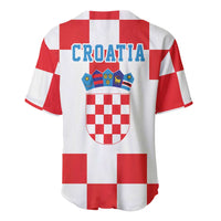Croatia European Pine Marten and Iris Baseball Jersey National Animal and Flowers