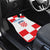 Croatia European Pine Marten and Iris Car Mats National Animal and Flowers