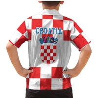 Croatia European Pine Marten and Iris Family Matching Mermaid Dress and Hawaiian Shirt National Animal and Flowers LT17 - Wonder Print Shop