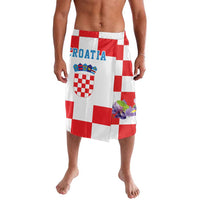 Croatia European Pine Marten and Iris Lavalava National Animal and Flowers LT17 - Wonder Print Shop