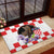 Croatia European Pine Marten and Iris Rubber Doormat National Animal and Flowers LT17 - Wonder Print Shop