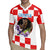Croatia European Pine Marten and Iris Rugby Jersey National Animal and Flowers LT17 - Wonder Print Shop
