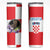 Croatia European Pine Marten and Iris Skinny Tumbler National Animal and Flowers LT17 - Wonder Print Shop