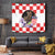 Croatia European Pine Marten and Iris Tapestry National Animal and Flowers LT17 - Wonder Print Shop