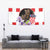 Croatia European Pine Marten and Iris Tapestry National Animal and Flowers LT17 - Wonder Print Shop