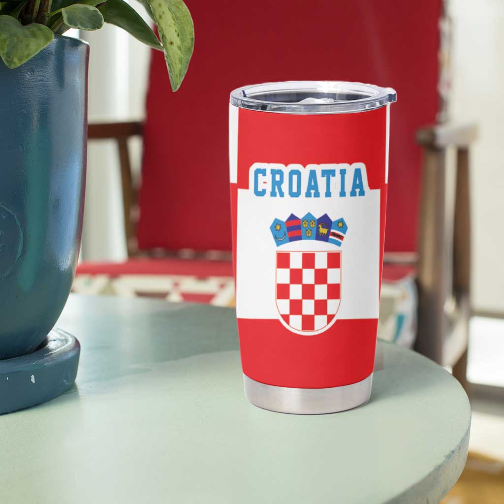 Croatia European Pine Marten and Iris Tumbler Cup National Animal and Flowers LT17 - Wonder Print Shop