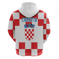 Croatia European Pine Marten and Iris Zip Hoodie National Animal and Flowers LT17 - Wonder Print Shop