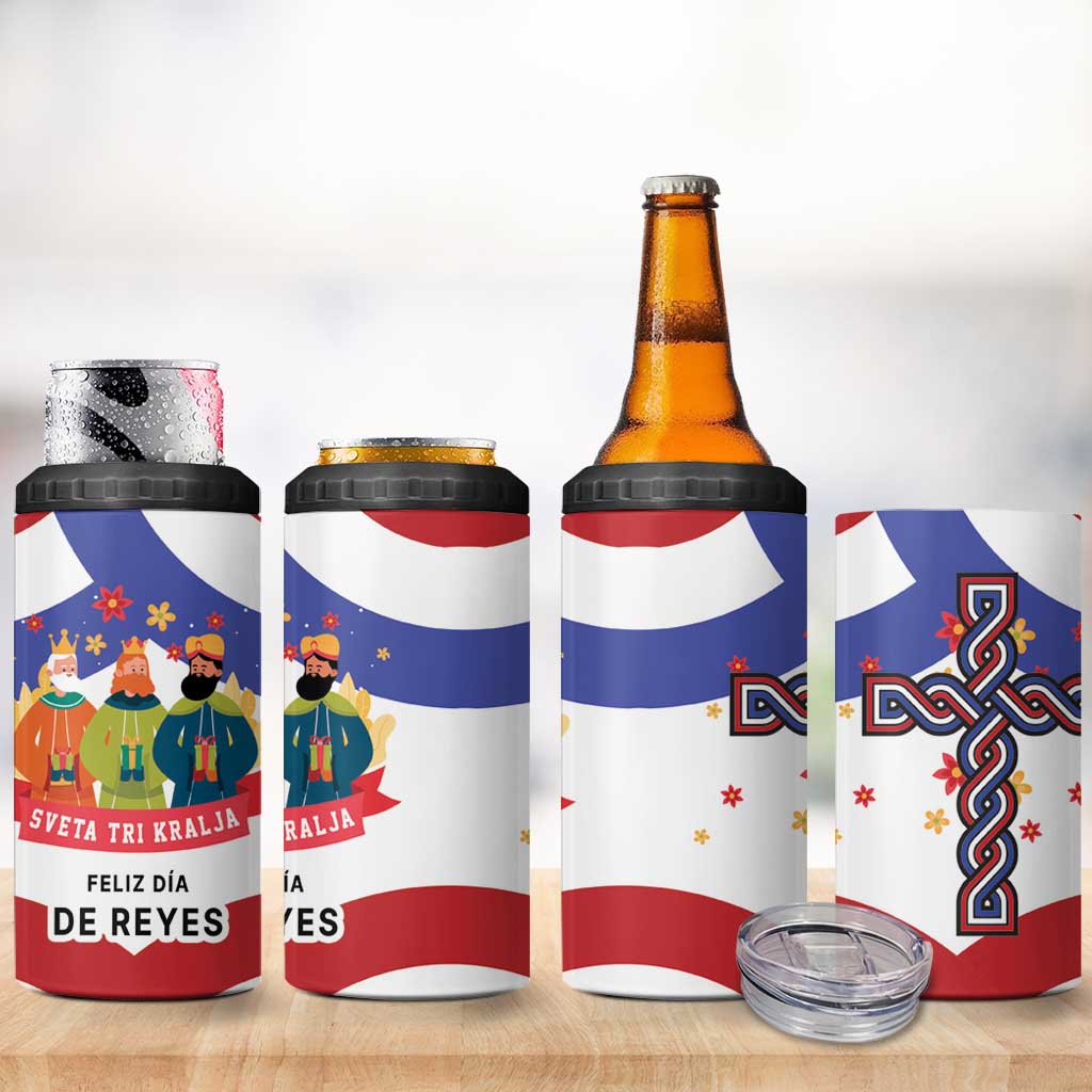 Croatia Epiphany 4 in 1 Can Cooler Tumbler Bogojavljenje - Sveta Tri Kralja