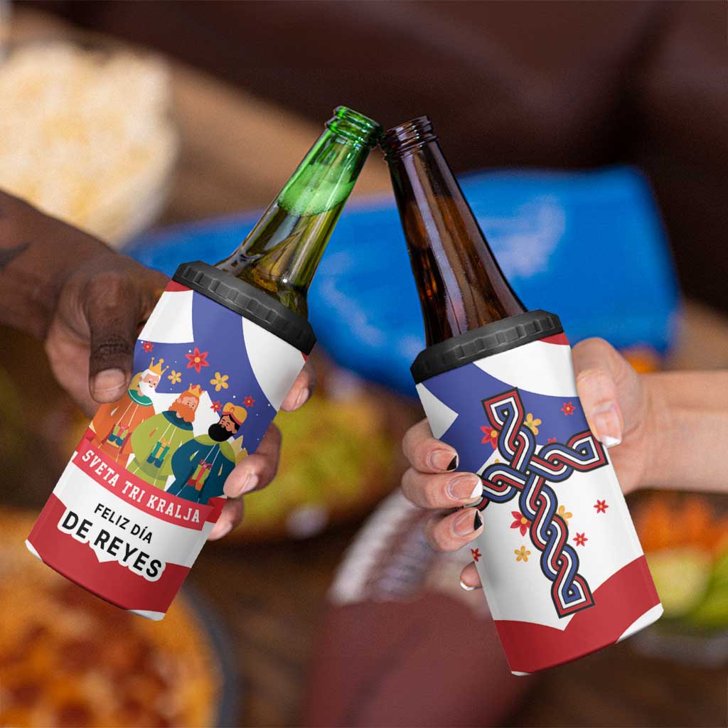 Croatia Epiphany 4 in 1 Can Cooler Tumbler Bogojavljenje - Sveta Tri Kralja