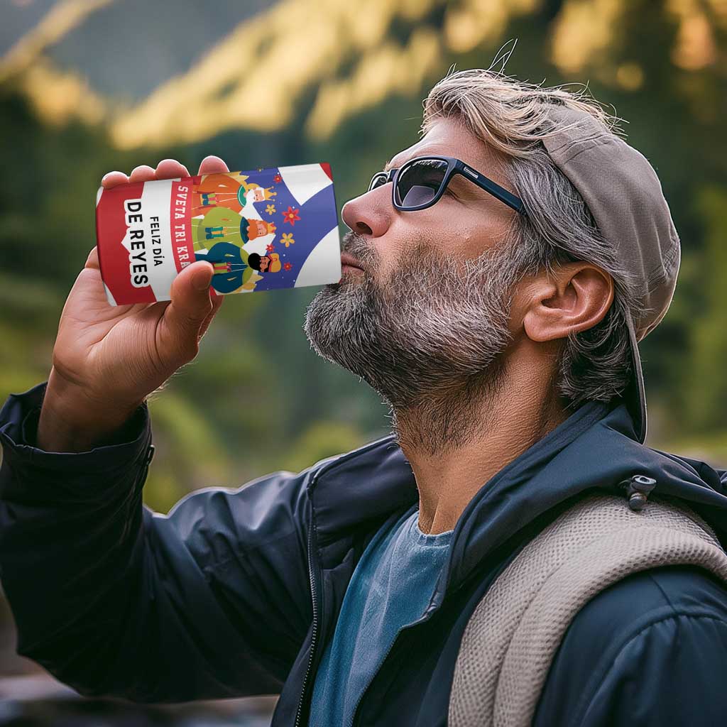 Croatia Epiphany 4 in 1 Can Cooler Tumbler Bogojavljenje - Sveta Tri Kralja