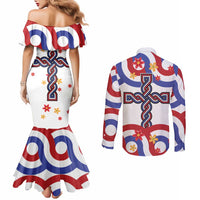 Croatia Epiphany Couples Matching Mermaid Dress and Long Sleeve Button Shirt Bogojavljenje - Sveta Tri Kralja