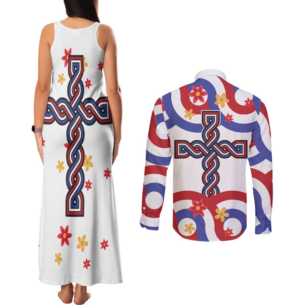 Croatia Epiphany Couples Matching Tank Maxi Dress and Long Sleeve Button Shirt Bogojavljenje - Sveta Tri Kralja
