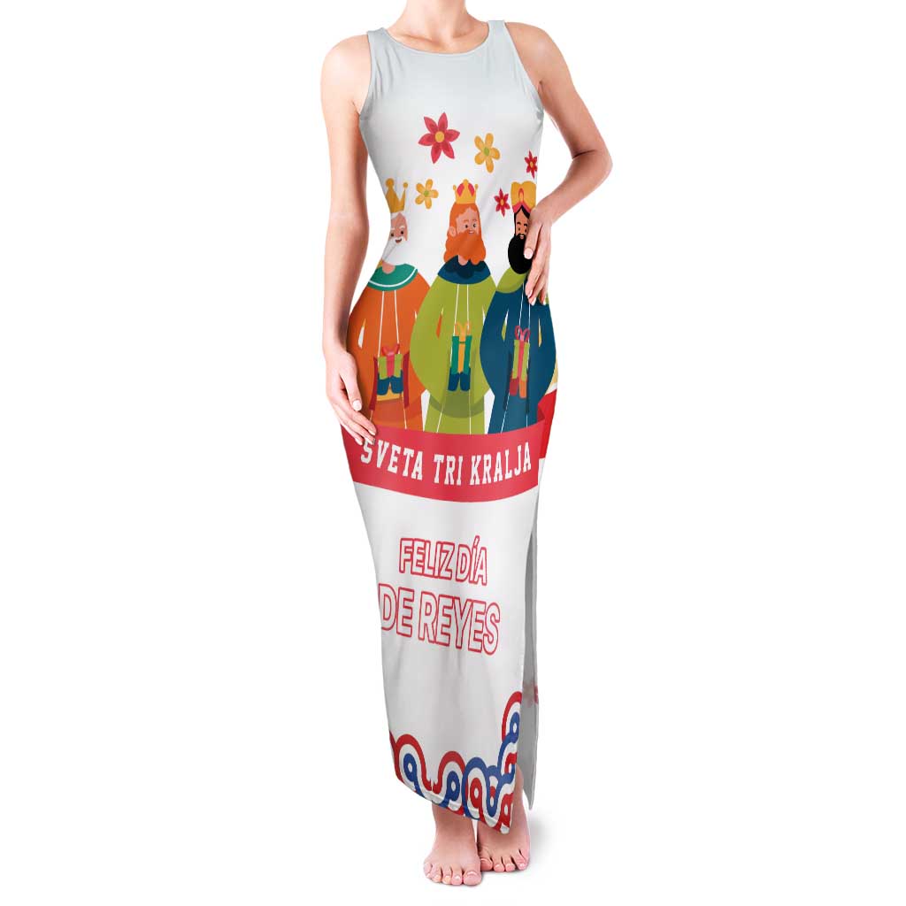 Croatia Epiphany Family Matching Tank Maxi Dress and Hawaiian Shirt Bogojavljenje - Sveta Tri Kralja LT17 - Wonder Print Shop