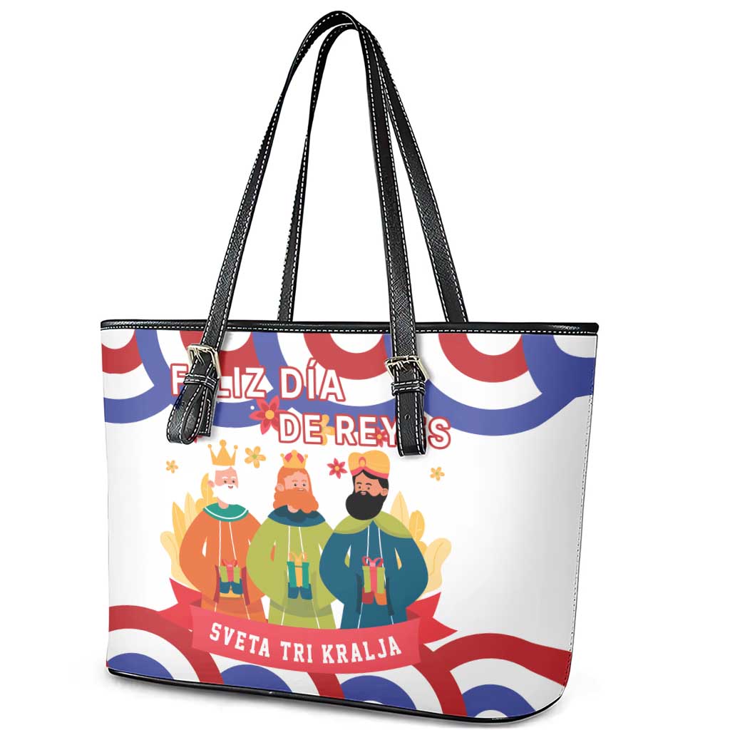 Croatia Epiphany Leather Tote Bag Bogojavljenje - Sveta Tri Kralja