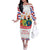 Croatia Epiphany Off The Shoulder Long Sleeve Dress Bogojavljenje - Sveta Tri Kralja LT17 - Wonder Print Shop