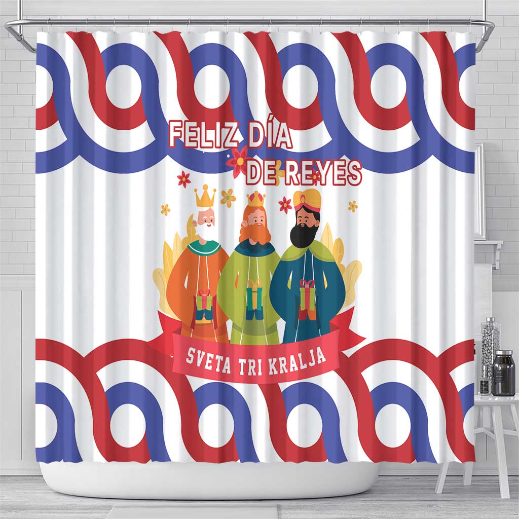 Croatia Epiphany Shower Curtain Bogojavljenje - Sveta Tri Kralja LT17 - Wonder Print Shop