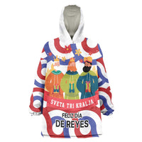 Croatia Epiphany Wearable Blanket Hoodie Bogojavljenje - Sveta Tri Kralja LT17 - Wonder Print Shop
