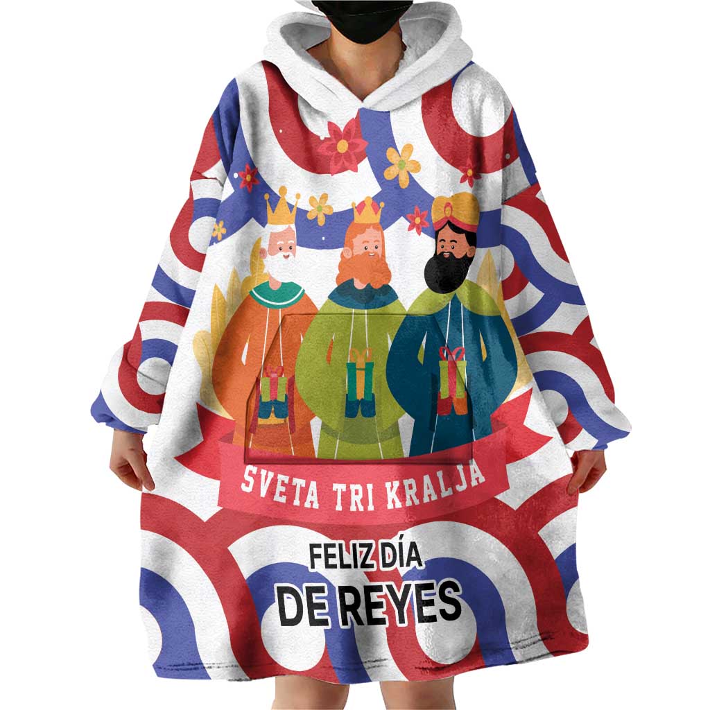 Croatia Epiphany Wearable Blanket Hoodie Bogojavljenje - Sveta Tri Kralja LT17 - Wonder Print Shop