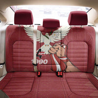 Latvia Restoration of Independence Day Back Car Seat Cover Latvija 4th May with Dove
