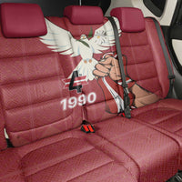 Latvia Restoration of Independence Day Back Car Seat Cover Latvija 4th May with Dove
