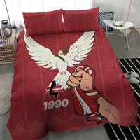 Latvia Restoration of Independence Day Bedding Set Latvija 4th May with Dove
