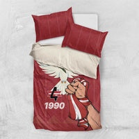 Latvia Restoration of Independence Day Bedding Set Latvija 4th May with Dove