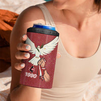 Latvia Restoration of Independence Day 4 in 1 Can Cooler Tumbler Latvija 4th May with Dove